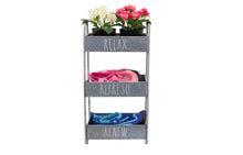 Load image into Gallery viewer, Rae Dunn 3 Tiers Galvanized Metal Storage Caddy (local pickup only)
