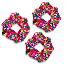 Load image into Gallery viewer, Scented Candy Print Scrunchies
