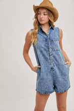 Load image into Gallery viewer, Country Nights Button Down Romper
