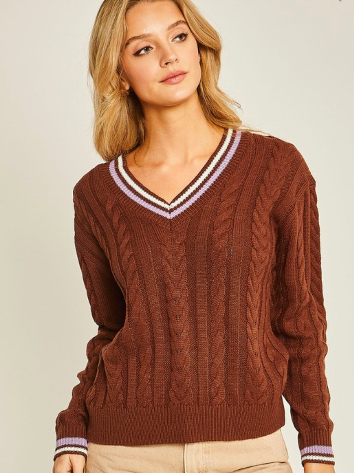 Retro Varsity Club Sweater