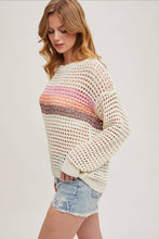 Load image into Gallery viewer, Summer Sky Open Knit Sweater
