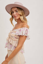 Load image into Gallery viewer, Demure Floral Top
