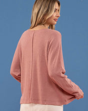 Load image into Gallery viewer, Sienna Waffle Knit Top
