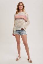 Load image into Gallery viewer, Summer Sky Open Knit Sweater
