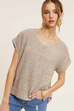 Load image into Gallery viewer, Latte Love Soft Lightweight Loose Fit Textured Pullover Sweater
