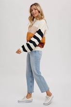 Load image into Gallery viewer, Striped Down Sweater
