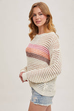 Load image into Gallery viewer, Summer Sky Open Knit Sweater
