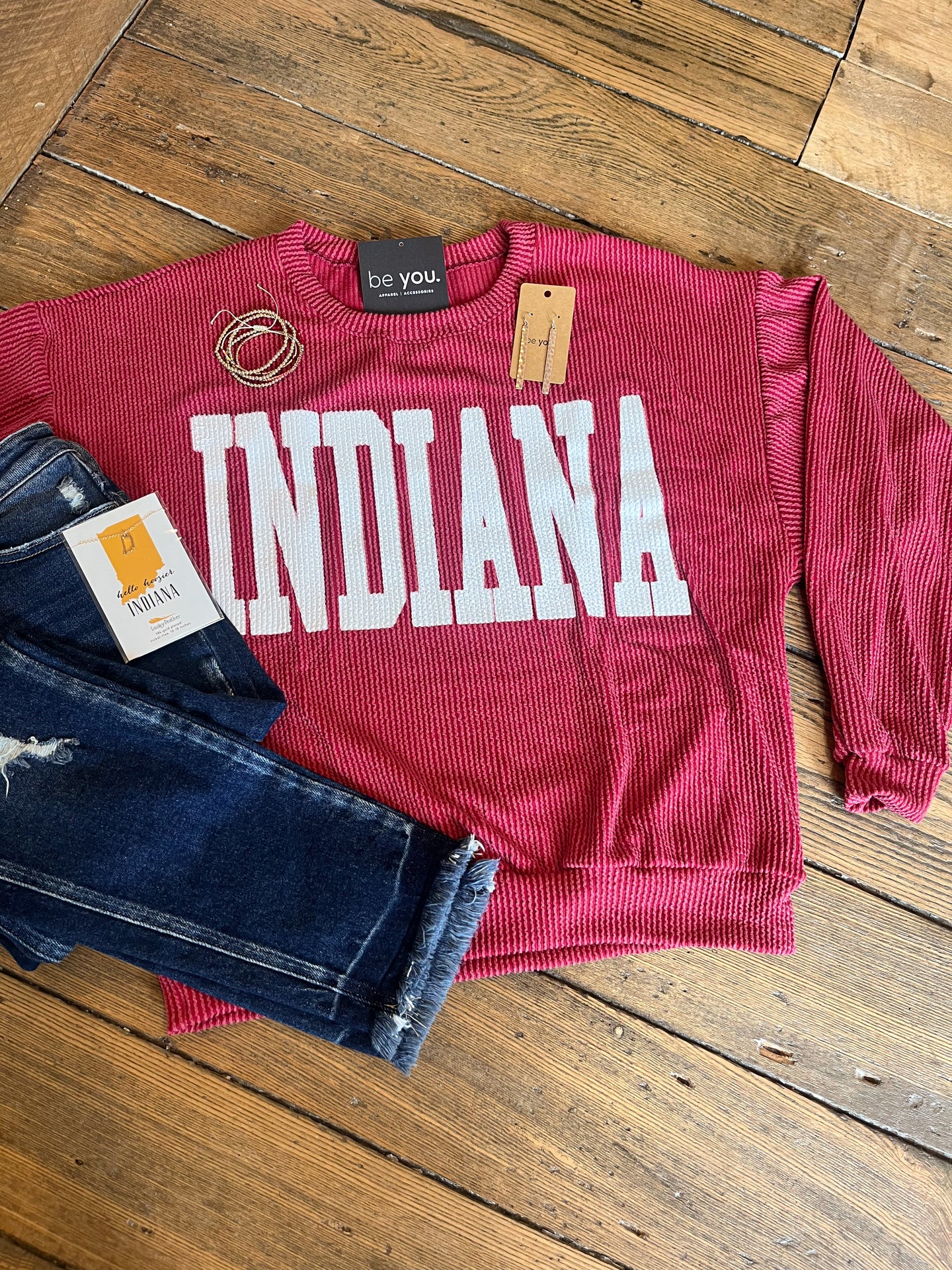 Indiana Ribbed Crew