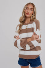 Load image into Gallery viewer, Varsity Club Sweater Tan
