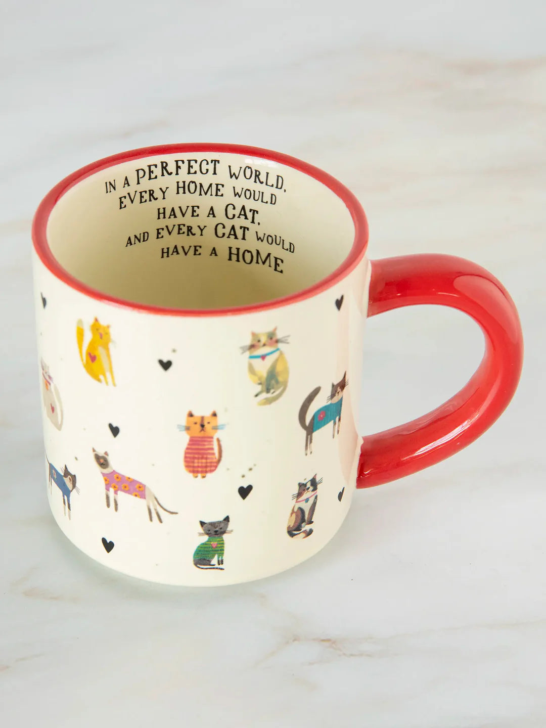 Natural Life Bungalow Mug Every Cat Has A Home