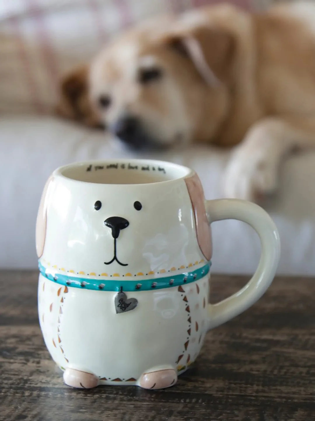 Natural Life Folk Critter Mug Dog