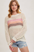 Load image into Gallery viewer, Summer Sky Open Knit Sweater
