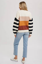 Load image into Gallery viewer, Striped Down Sweater
