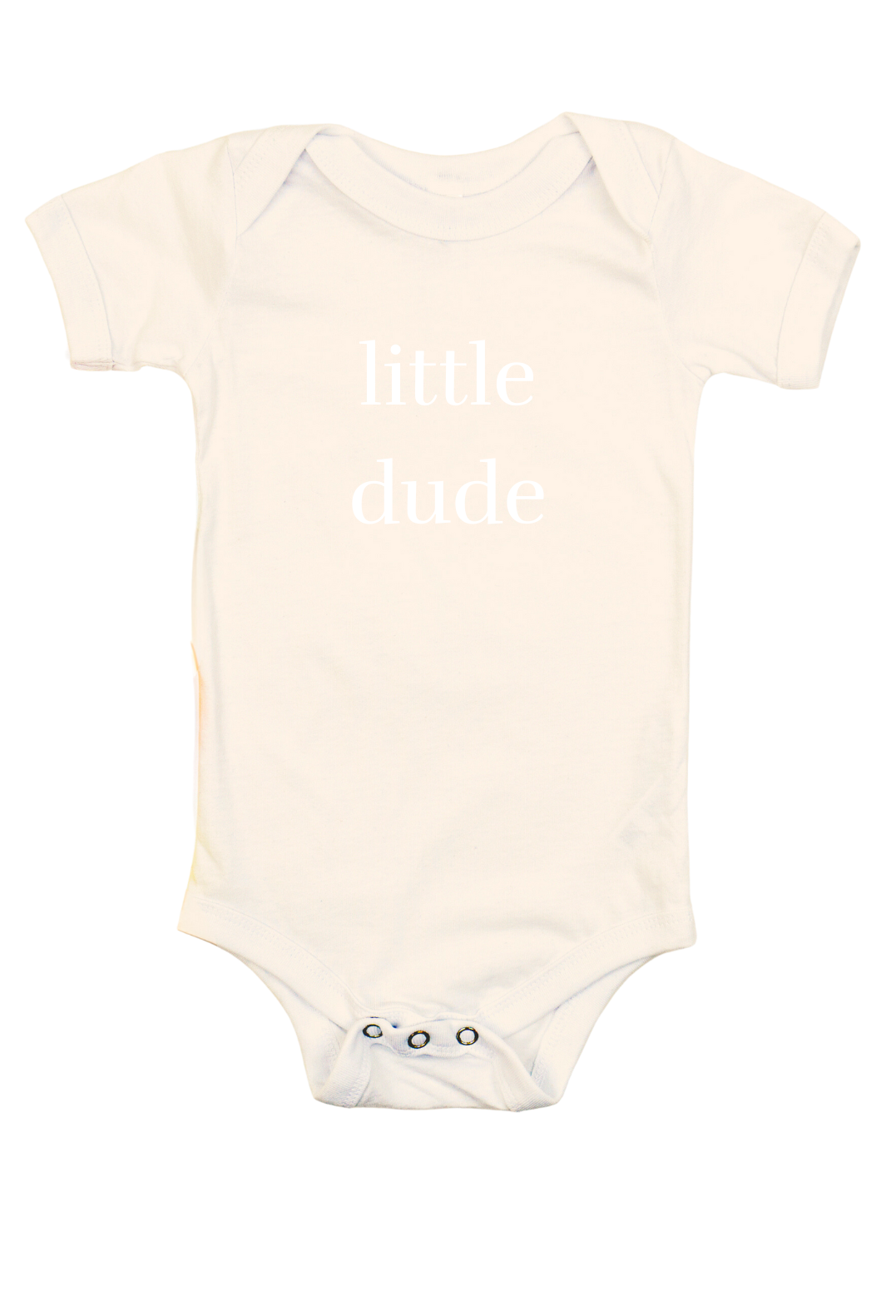 Little Dude Onesie/Cream