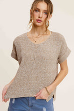 Load image into Gallery viewer, Latte Love Soft Lightweight Loose Fit Textured Pullover Sweater
