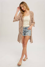 Load image into Gallery viewer, Latte Boho Cardigan
