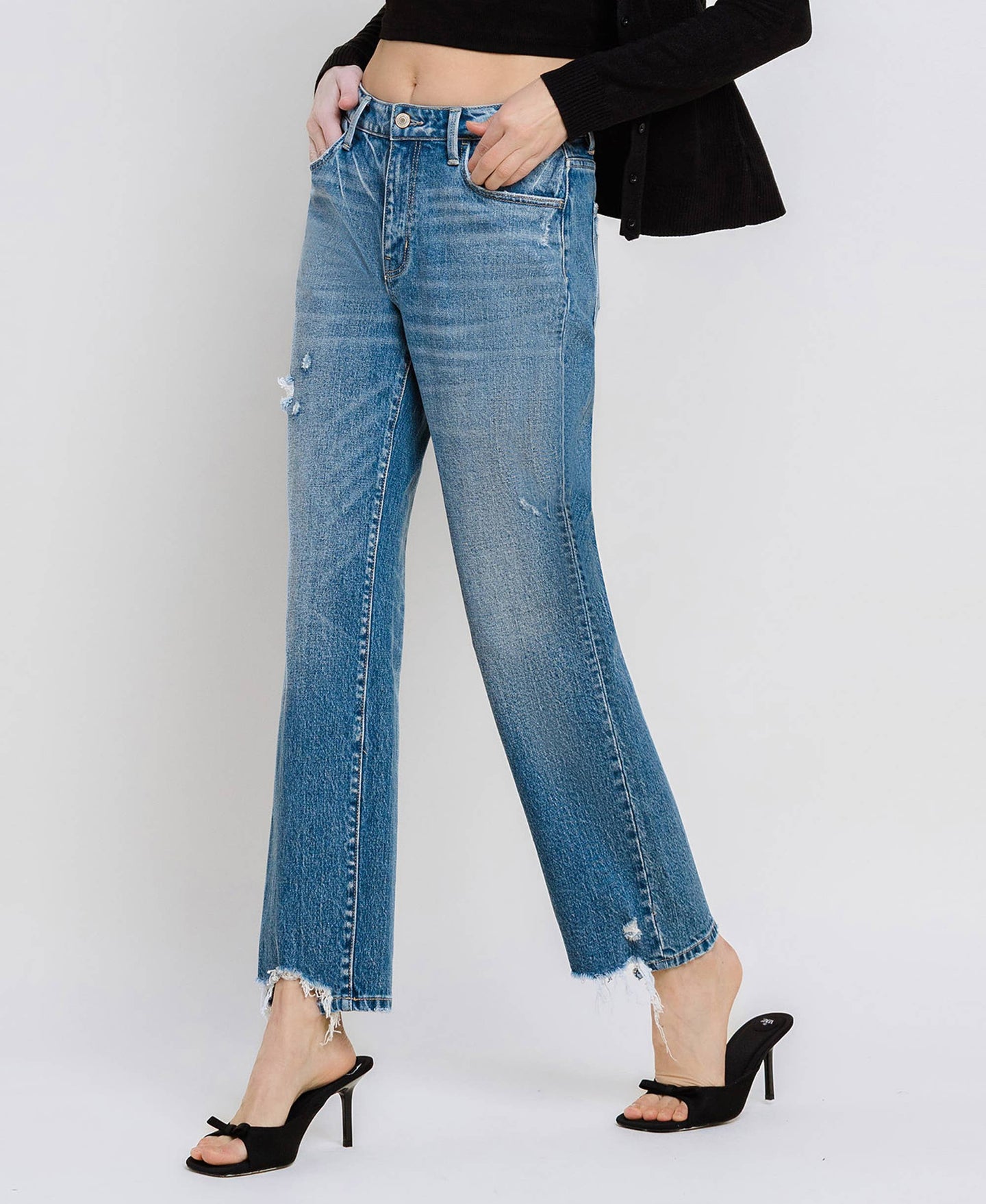 High Rise Dad Jeans