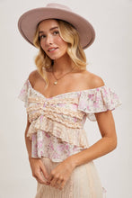 Load image into Gallery viewer, Demure Floral Top
