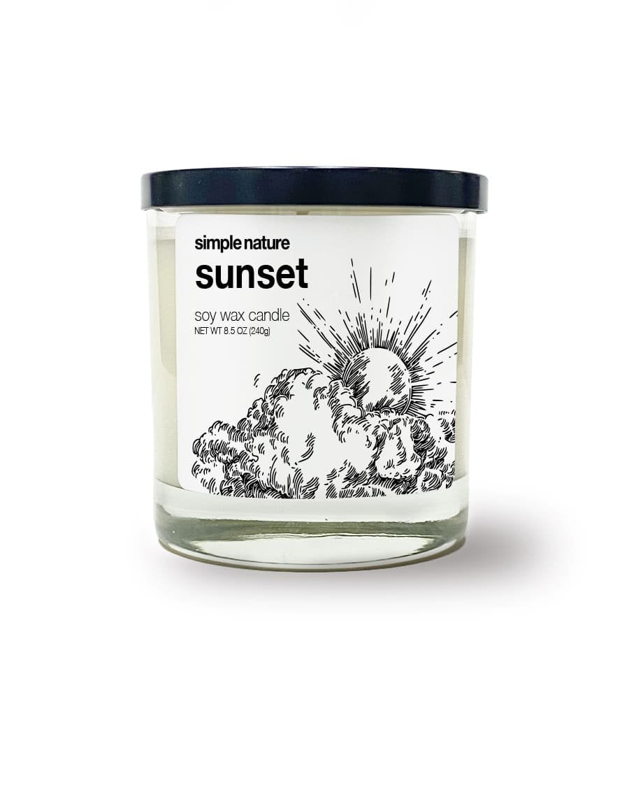 Sunset Simple Nature Candle