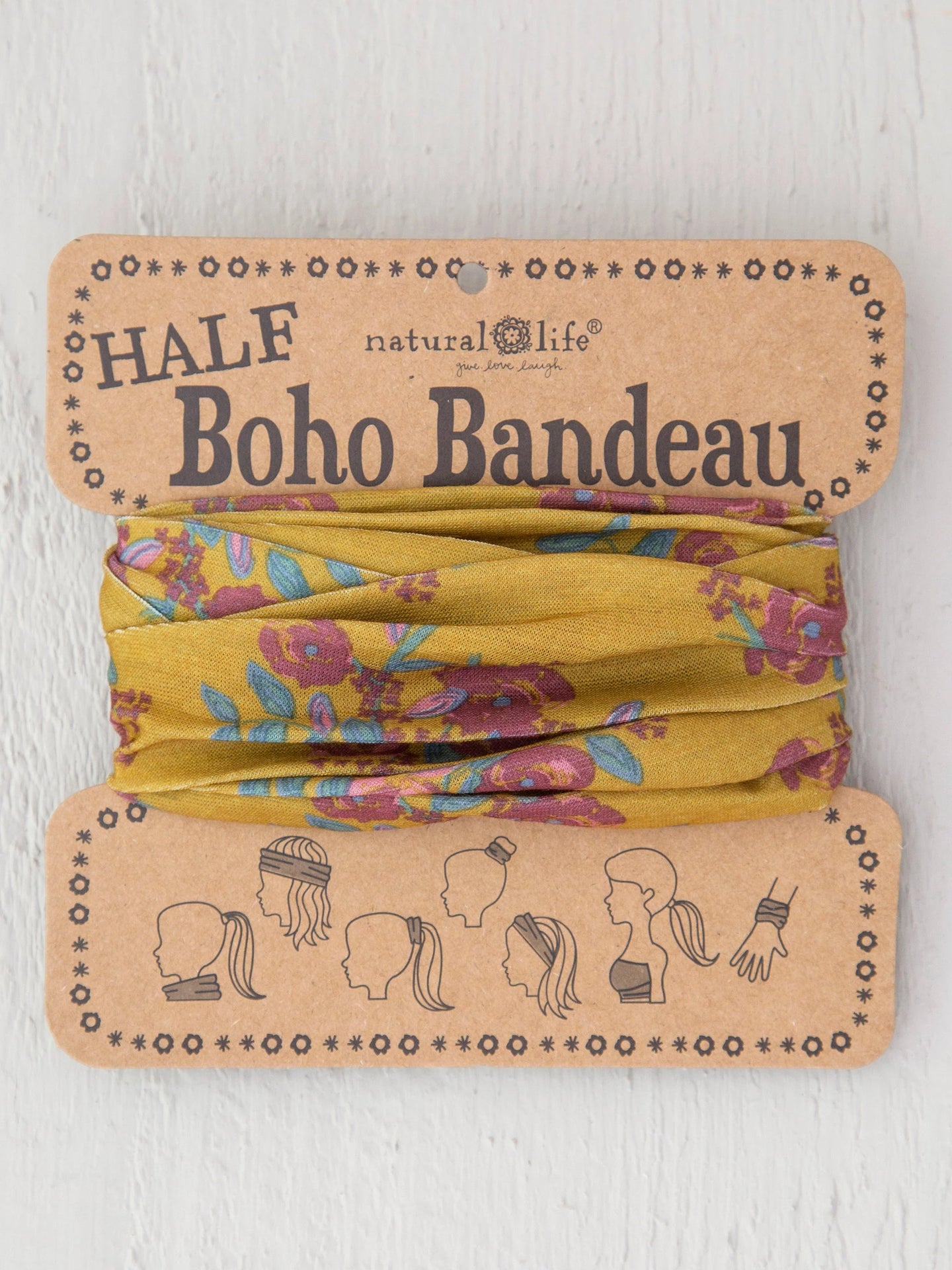 Natural Life Half Bandeau Gold Plum