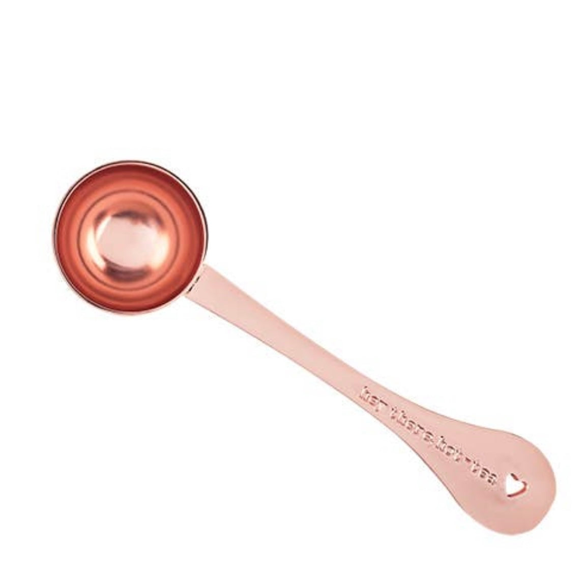 Pinky Up Hey There Hot-Tea Rose Gold Scoop