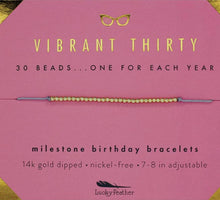 Load image into Gallery viewer, Milestone Birthday Beads-30
