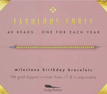 Load image into Gallery viewer, Milestone Birthday Beads-40
