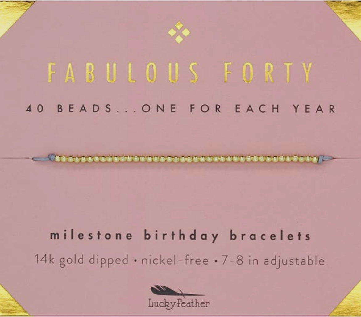 Milestone Birthday Beads-40