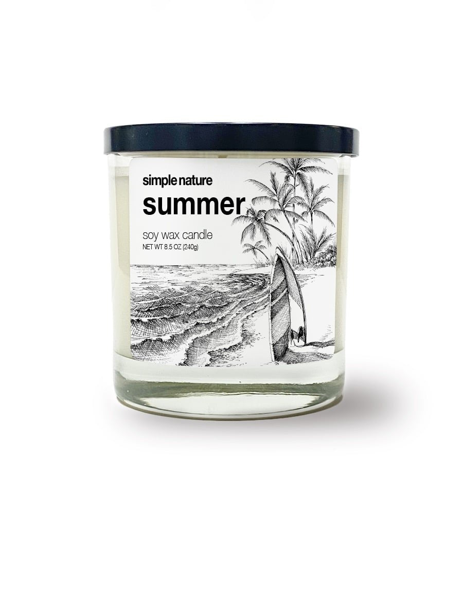 Summer Simple Nature Candle