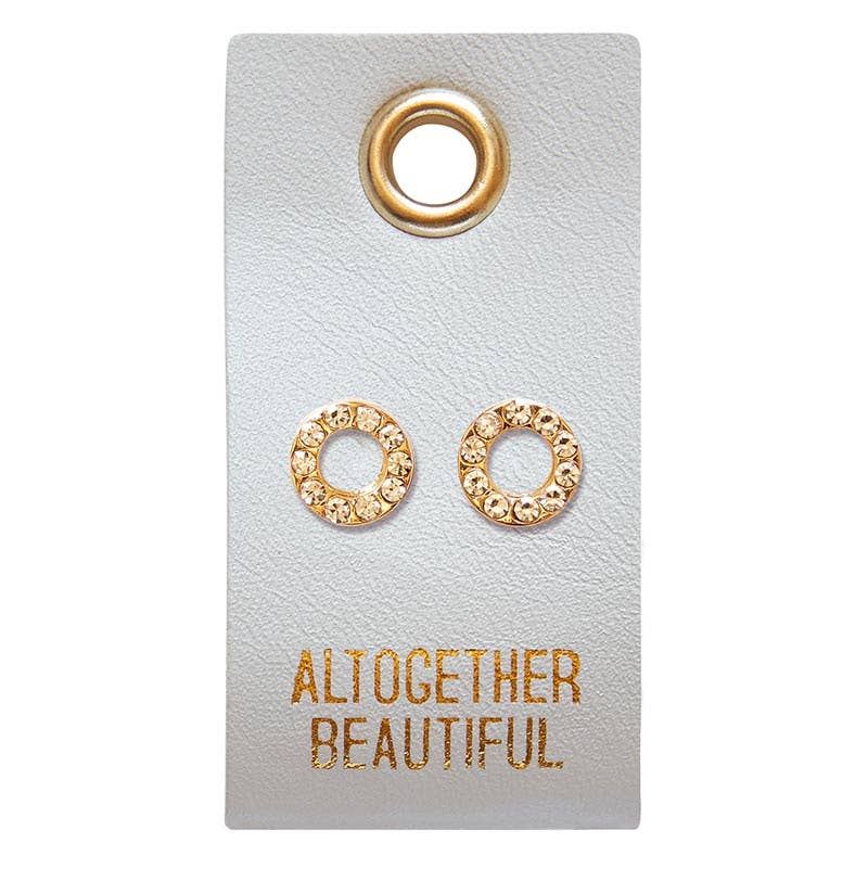Stud Earrings - Altogether Beautiful - Circle