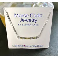 Morse Code Necklace: LOVE