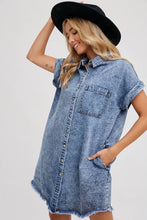 Load image into Gallery viewer, Spin You Around Denim Dress
