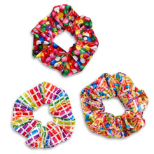 Load image into Gallery viewer, Scented Candy Print Scrunchies
