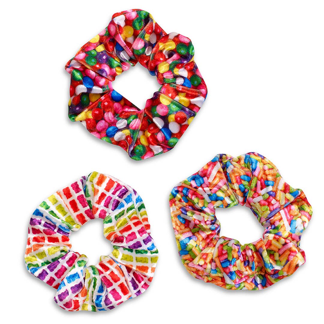 Scented Candy Print Scrunchies