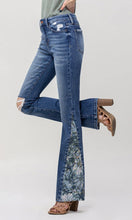 Load image into Gallery viewer, Floral Fun Flare Jeans
