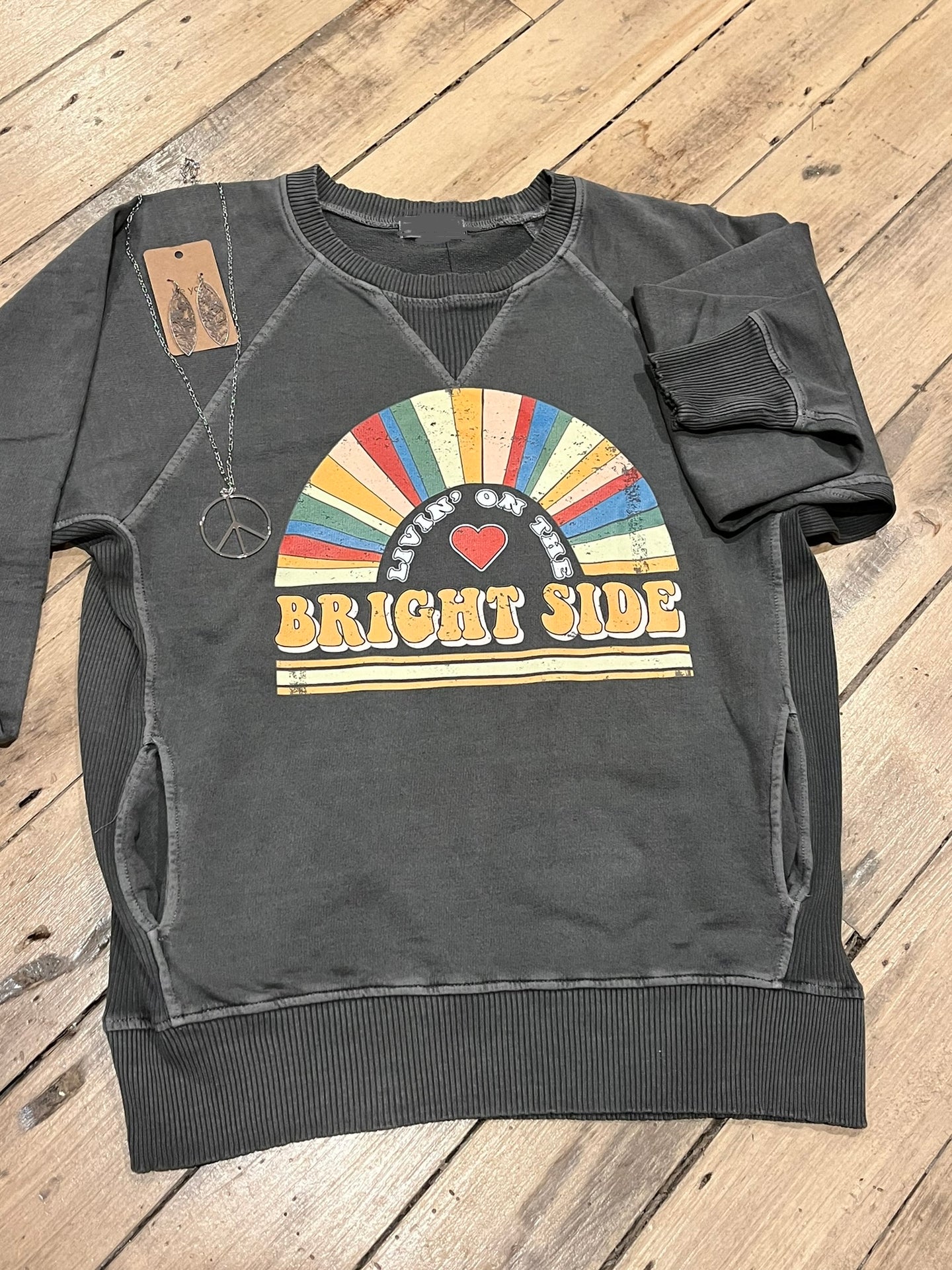Living on the Bright Side Vintage Sweatshirt