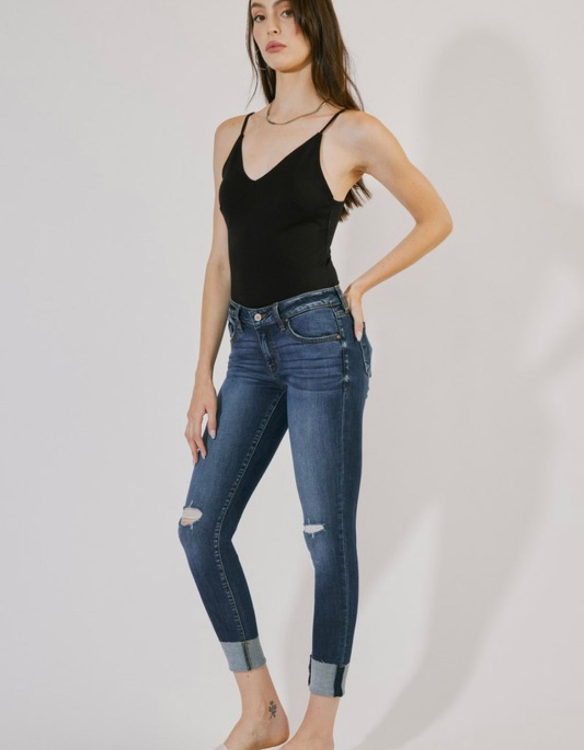 Doing it Right Low Rise Ankle Skinny Jeans