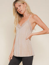 Load image into Gallery viewer, Chardonnay Lace Trim Cami

