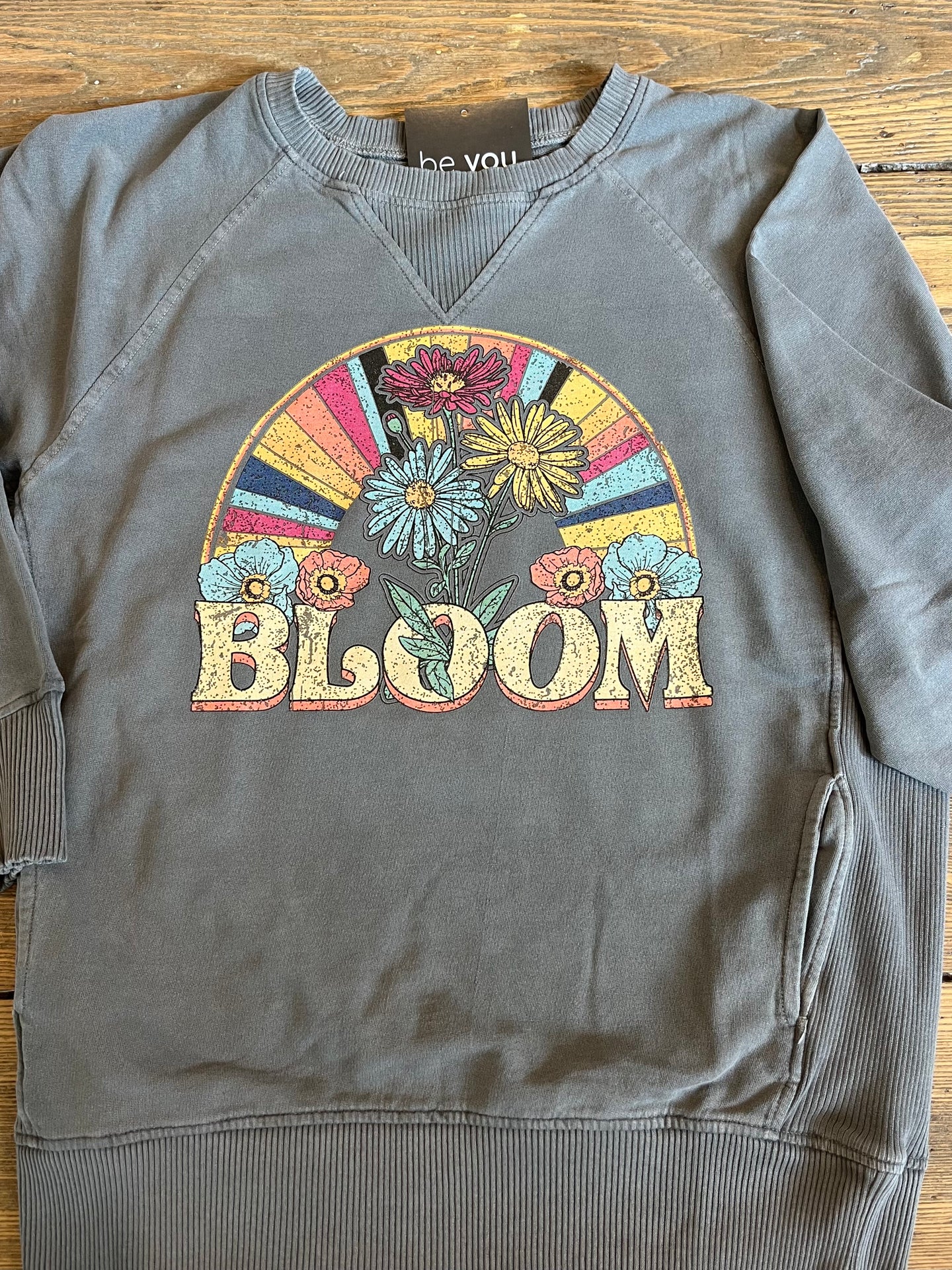 Bloom Distressed Sweatshirt