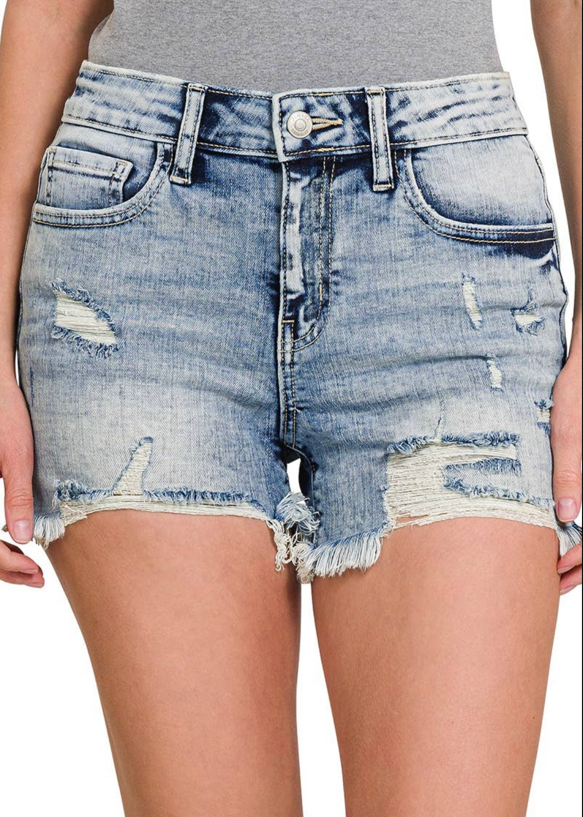 Welcome to Miami Denim Shorts