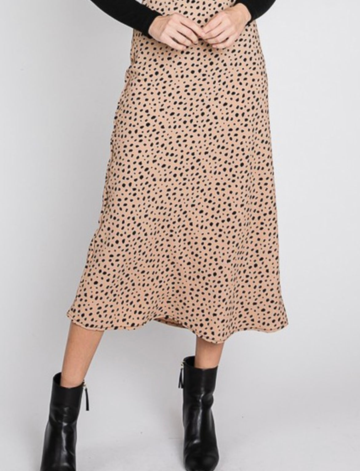 Sweet Leopard Midi Skirt