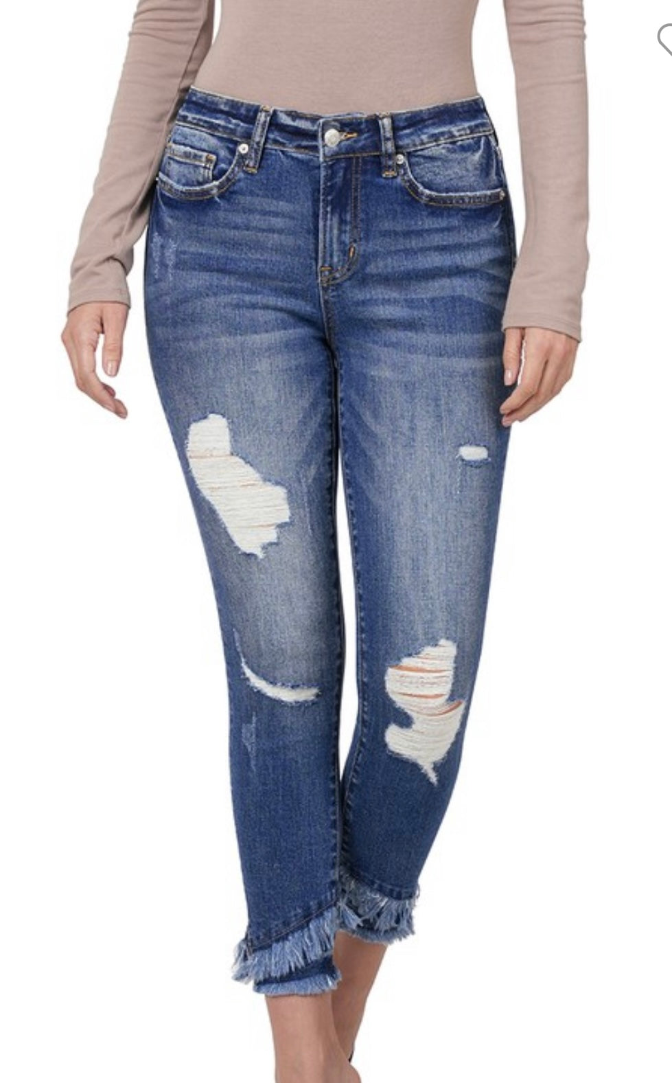 Walk in the Park Mid-Rise Skinny Jeans