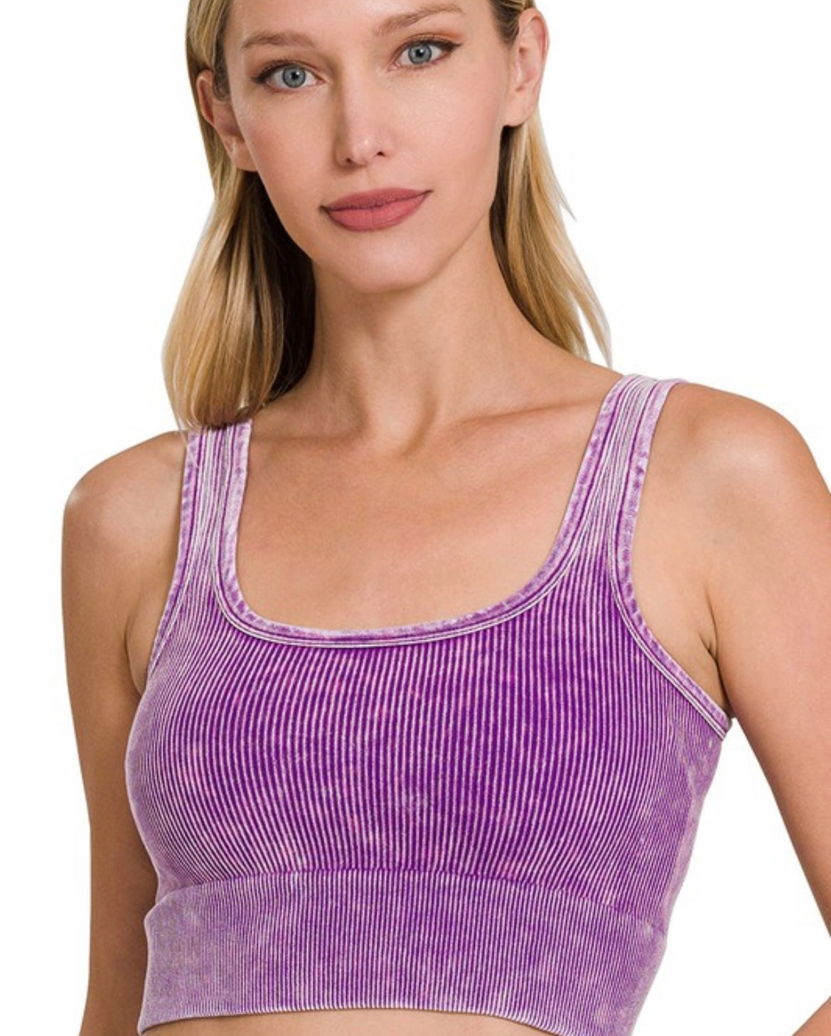 Square Neck Brami Purple Lilac