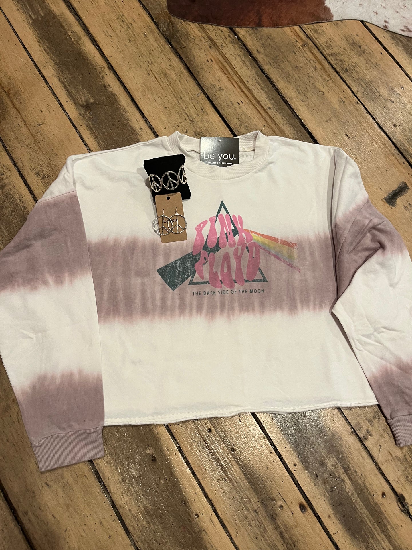 Pink Floyd Boxy Crop Sweatshirt
