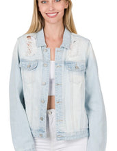 Load image into Gallery viewer, She Can Denim Jacket
