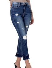 Load image into Gallery viewer, Distressed Mid-Rise Skinny Jeans

