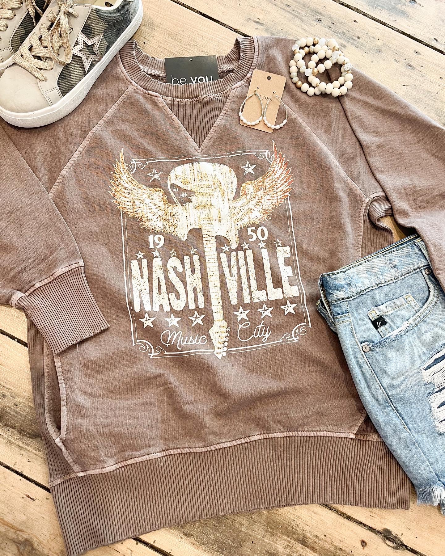 Nashville Distressed Sweatshirt